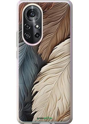 Чехол на huawei nova 8 pro листья в стиле бохо "5643u-2246-10746"
