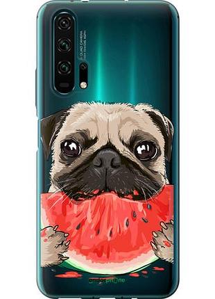 Чехол на huawei honor 20 pro мопс и арбуз "4665u-1702-10746"