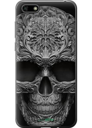 Чехол на huawei honor 7a skull-ornament "4101u-1805-10746"