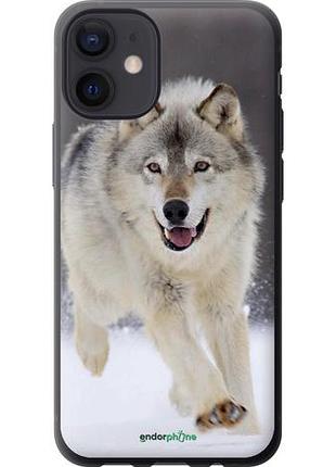 Чохол на iphone 12 mini втікає вовк "826u-2071-10746"
