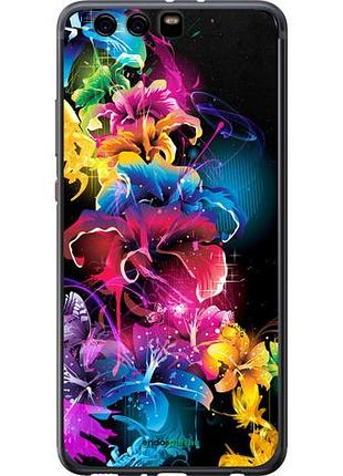 Чохол на huawei p10 plus абстрактні квіти "511u-963-10746"