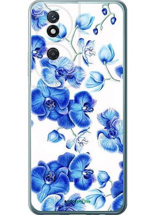 Чехол на huawei honor play 50 plus голубые орхидеи "4406u-3399-10746"