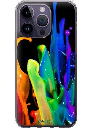 Чехол на iphone 14 pro max брызги краски "3957u-2667-10746"