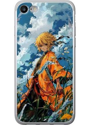 Чехол на iphone se 2022 zenitsu agatsuma "6117u-3737-10746"