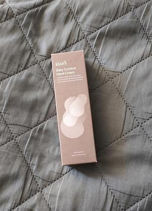 Ежедневный крем для рук dear, klairs daily comfort hand cream 50 мл