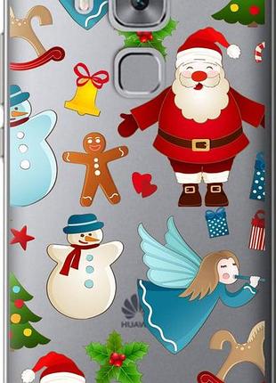 Чехол на huawei nova plus новогодний 1 "4614u-961-10746"