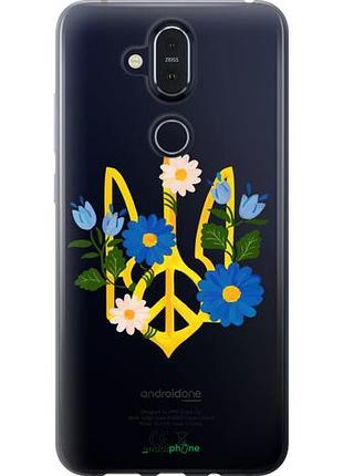 Чехол на nokia 8.1 герб v3 "5265u-1620-10746"