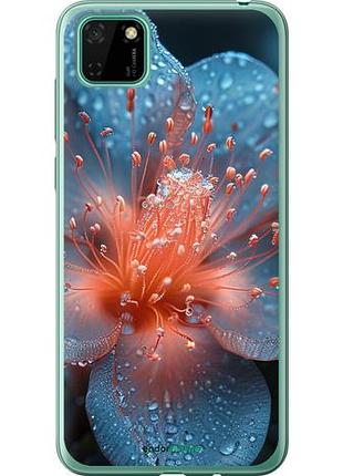 Чехол на huawei y5p роса на цветке "6039u-1936-10746"