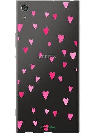 Чехол на sony xperia xa1 ultra g3212 сердечки 2 "4763u-1237-10746"