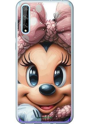 Чехол на huawei p smart s минни маус с бантиком "6055u-1813-10746"