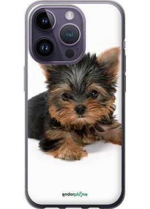 Чехол на iphone 14 pro щенок йоркширского терьера "931u-2646-10746"