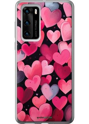 Чехол на huawei p40 сердечки 4 "5662u-1840-10746"