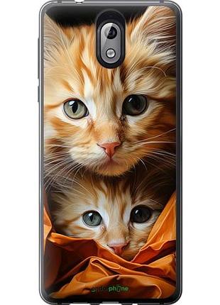Чехол на nokia 3.1 котики 2 "5664u-1530-10746"