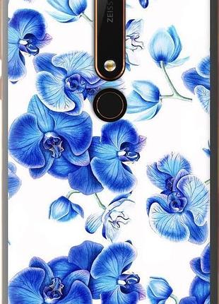 Чохол на nokia 6 2018 блакитні орхідеї "4406u-1386-10746"