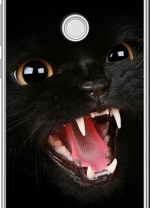 Чохол на huawei p8 lite (2017) чорна кішка "932u-777-10746"