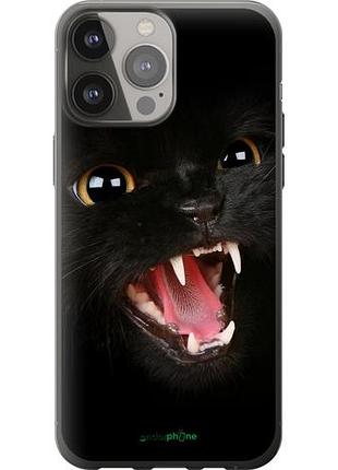 Чехол на iphone 13 pro max чёрная кошка "932u-2371-10746"