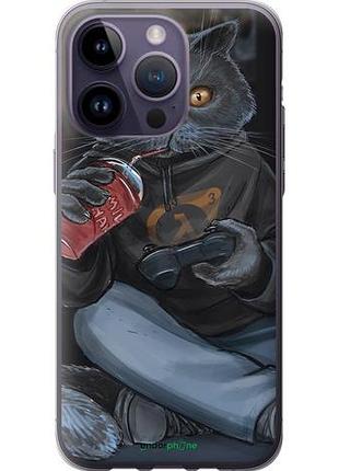 Чехол на iphone 14 pro max gamer cat "4140u-2667-10746"