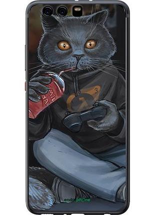 Чехол на huawei p10 plus gamer cat "4140u-963-10746"