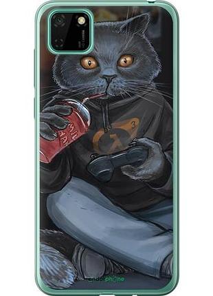 Чехол на huawei y5p gamer cat "4140u-1936-10746"