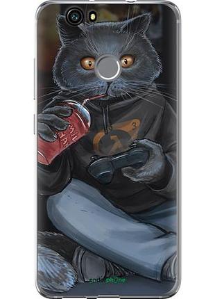 Чехол на huawei nova gamer cat "4140u-439-10746"