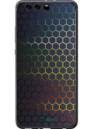 Чехол на huawei p10 plus переливающиеся соты "498u-963-10746"
