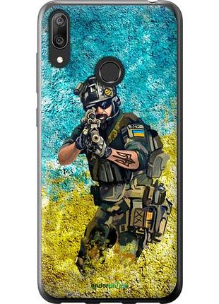 Чохол на huawei y7 2019 воїн зсу "5311u-1638-10746"