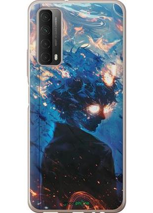 Чехол на huawei p smart 2021 сатору годжо "6129u-2100-10746"