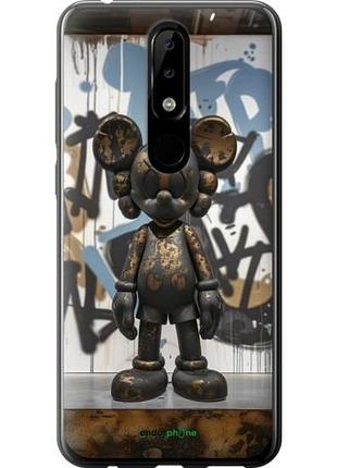 Чехол на nokia 5.1 plus bronze kaws v2 "6098u-1543-10746"