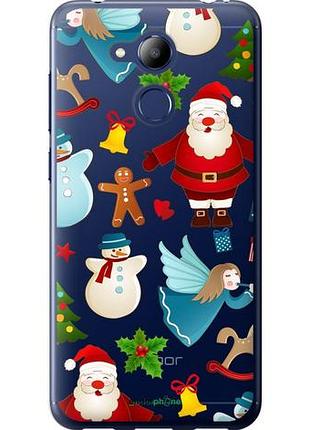 Чехол на huawei honor 6c pro новогодний 1 "4614u-1358-10746"