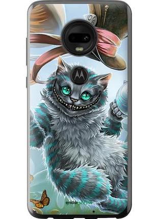 Чехол на motorola moto g7 чеширский кот 2 "3993u-1614-10746"