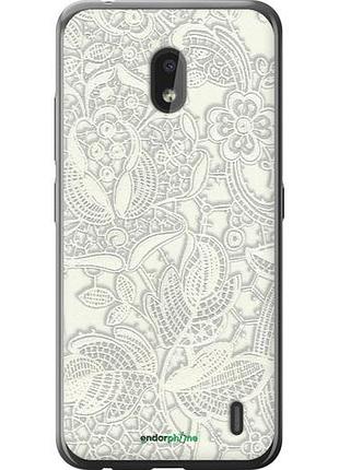 Чехол на nokia 2.2 белое кружево "4383u-1706-10746"
