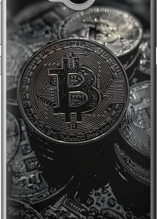 Чехол на huawei y5 2017 black bitcoin "6090u-992-10746"