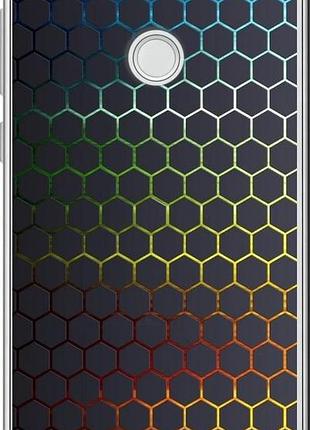 Чохол на huawei p8 lite (2017) переливні стільники "498u-777-10746"
