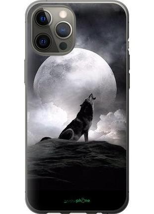 Чехол на iphone 12 pro max воющий волк "934u-2054-10746"