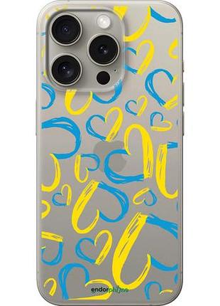 Чехол на iphone 15 pro сердца ua "5292u-3096-10746"