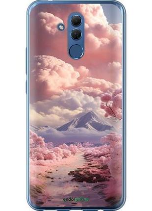 Чехол на huawei mate 20 lite розовые облака "5660u-1575-10746"