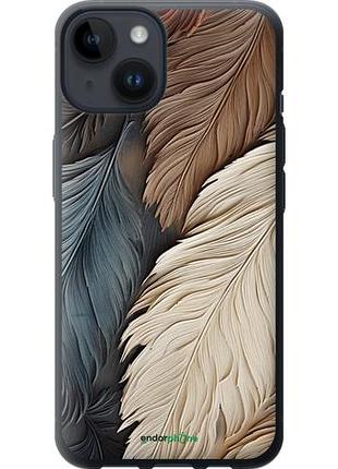 Чехол на iphone 14 листья в стиле бохо "5643u-2648-10746"