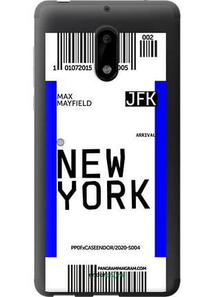 Чехол на nokia 6 new york "4861u-898-10746"