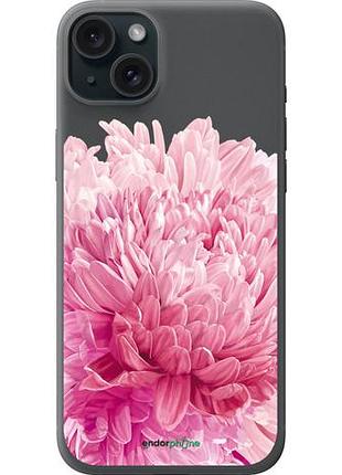 Чехол на iphone 15 plus хризантема "4666u-3097-10746"