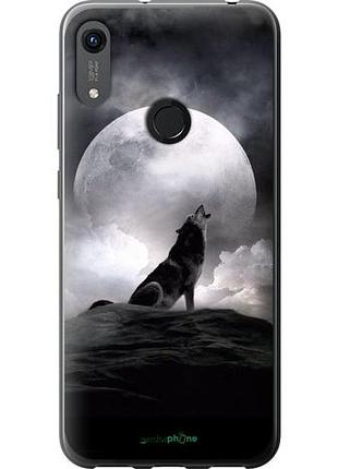 Чехол на huawei y6s воющий волк "934u-1871-10746"