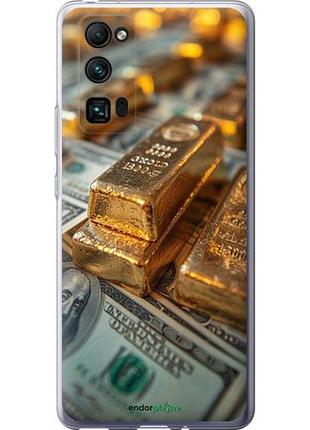Чохол на huawei honor 30 pro слитки та долари "6105u-1920-10746"
