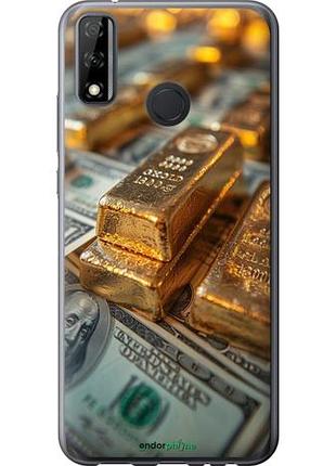 Чехол на huawei p smart 2020 слитки и доллары "6105u-2060-10746"