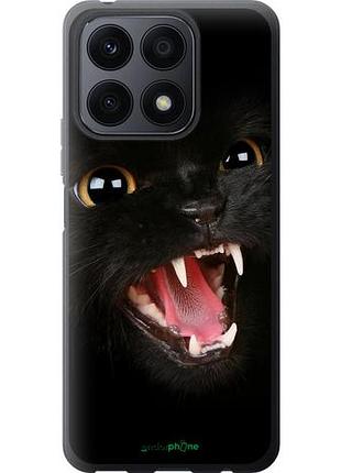 Чехол на huawei honor x8a чёрная кошка "932u-2963-10746"