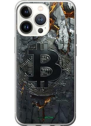 Чехол на iphone 13 pro раскаленный биткойн "6091u-2372-10746"