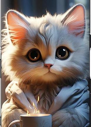 Чехол на sony xperia z3 compact d5803 white cat "5646u-277-10746"