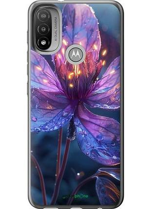 Чехол на motorola e20 магический цветок "6038u-2509-10746"