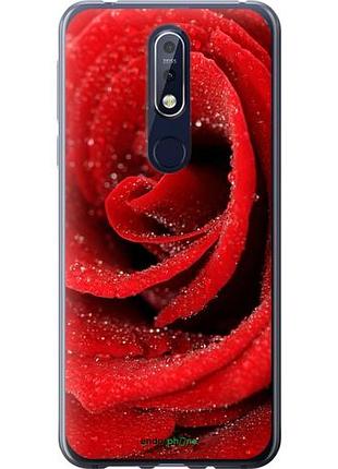 Чохол на nokia 7.1 червона троянда "529u-1593-10746"
