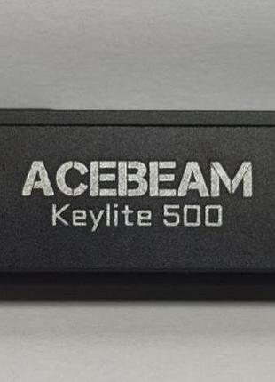 Фонарь брелок acebeam keylite 500 с разъёмом заряда usb-c черный