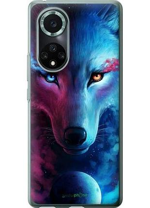 Чехол на huawei nova 9 pro арт-волк "3999u-2503-10746"