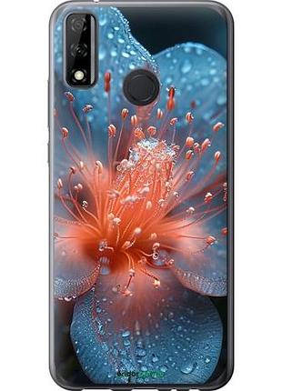 Чехол на huawei p smart 2020 роса на цветке "6039u-2060-10746"